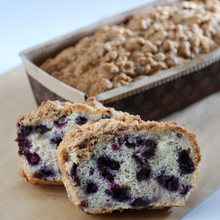 Load image into Gallery viewer, blueberry crumb streusel loaf
