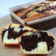 Load image into Gallery viewer, marble gourmet loaf cream cheese pound &amp; chocolate
