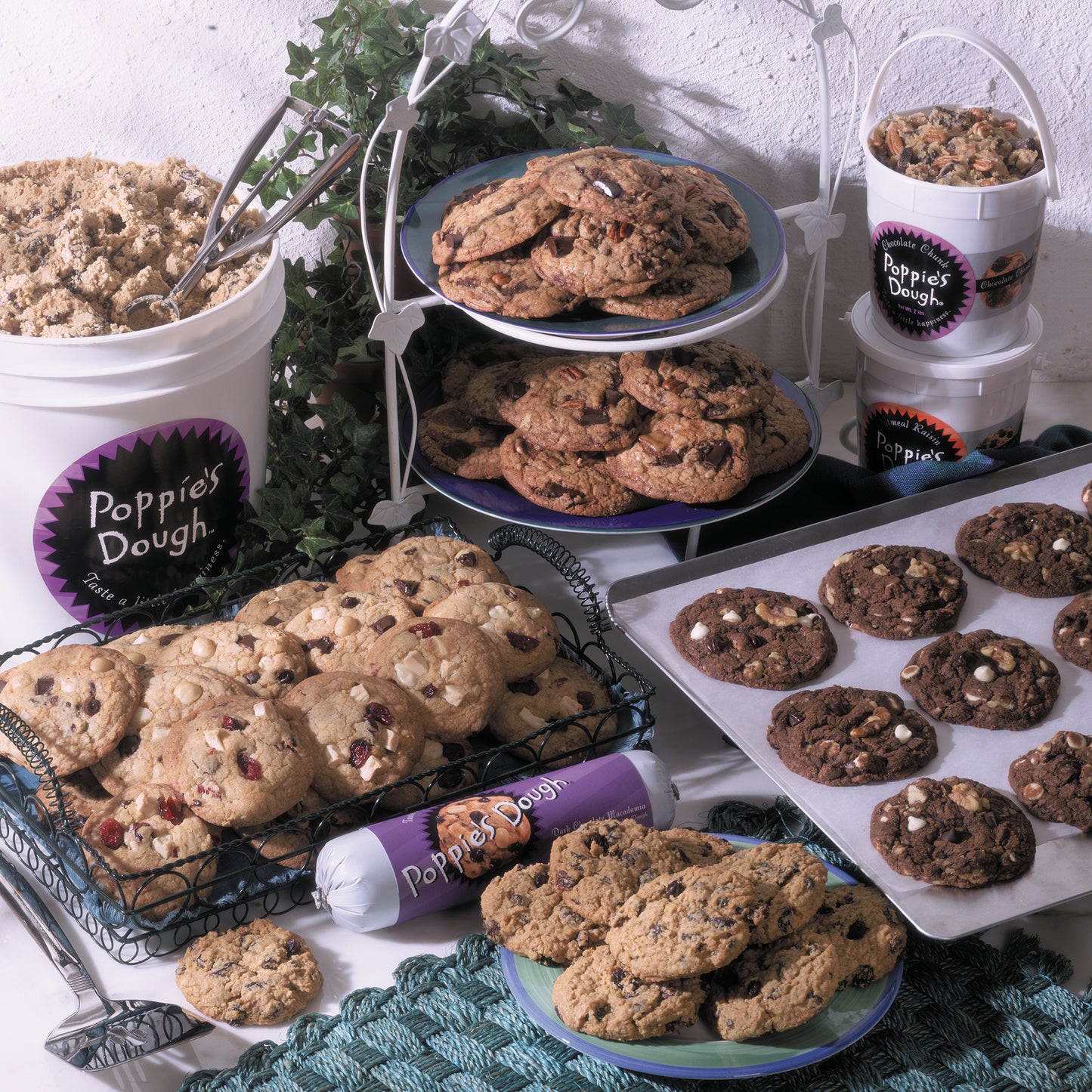 frozen cookie dough pre portioned pucks and buckets