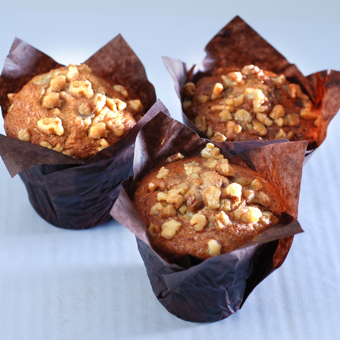 banana walnut gourmet muffins
