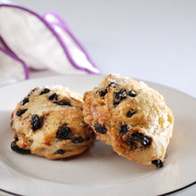 Load image into Gallery viewer, Blueberry Cream Scone with Crystal Sugar
