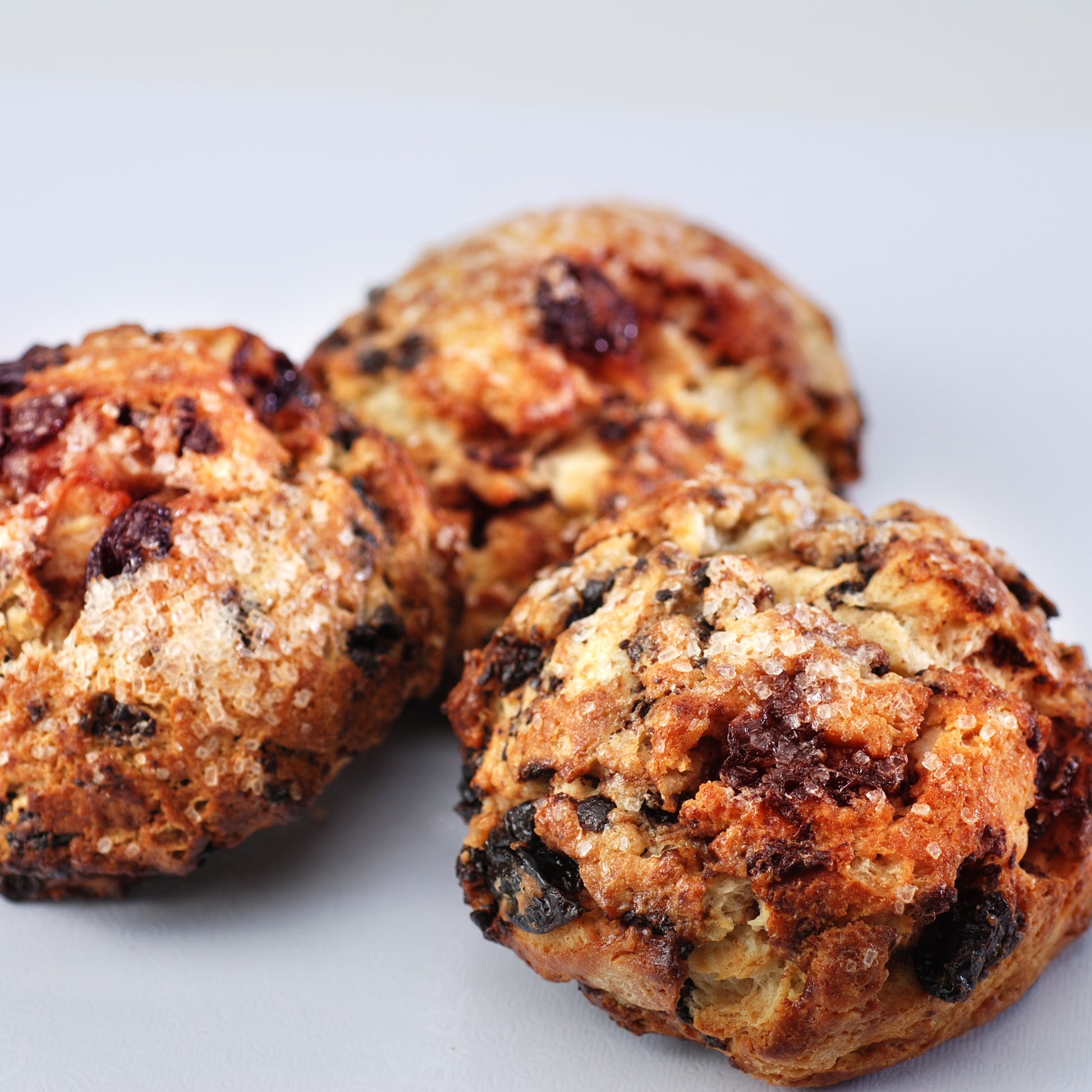 cherry chocolate cream scones 