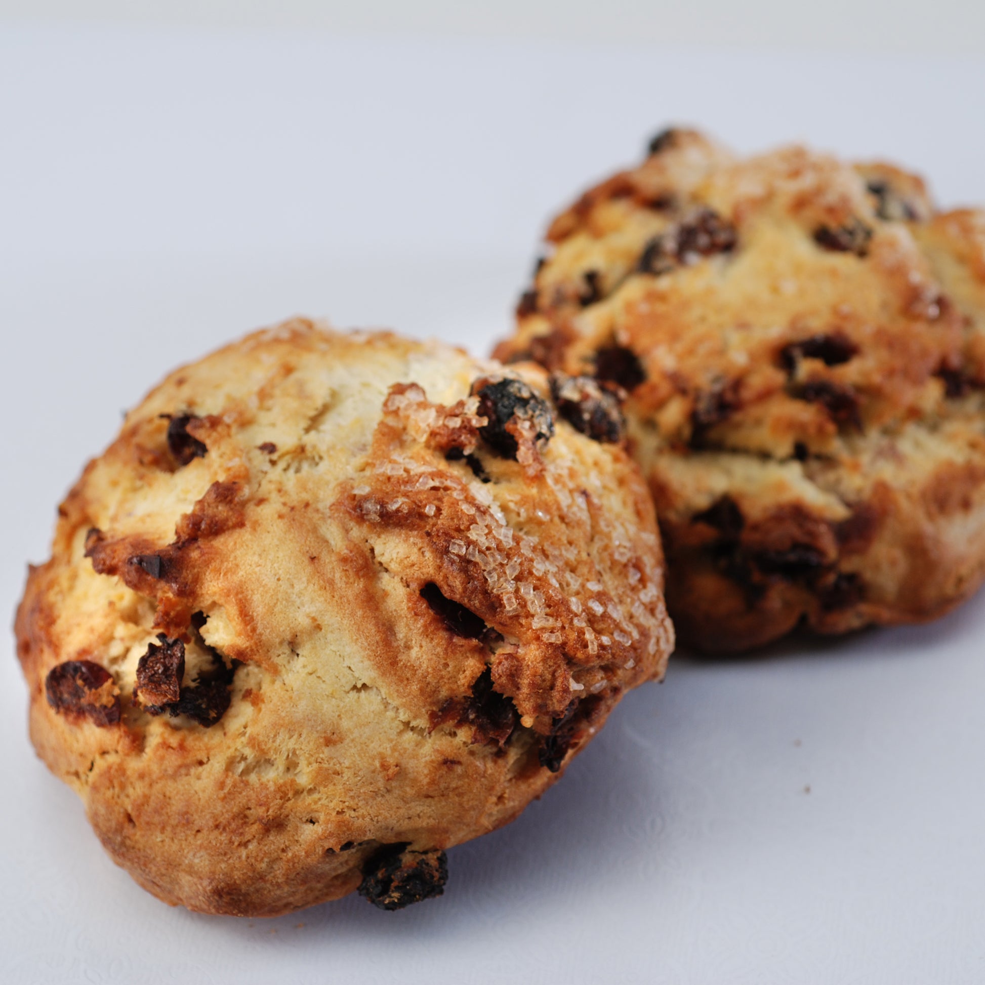 cranberry raisin cream scones