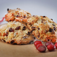 Load image into Gallery viewer, Large Cranberry Raisin Cream Scones
