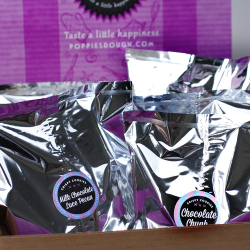 crispy bite size gourmet cookies 6 - 1LB  bags 