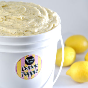 Lemon Poppie Frozen Muffin Batter & Fresh Baked