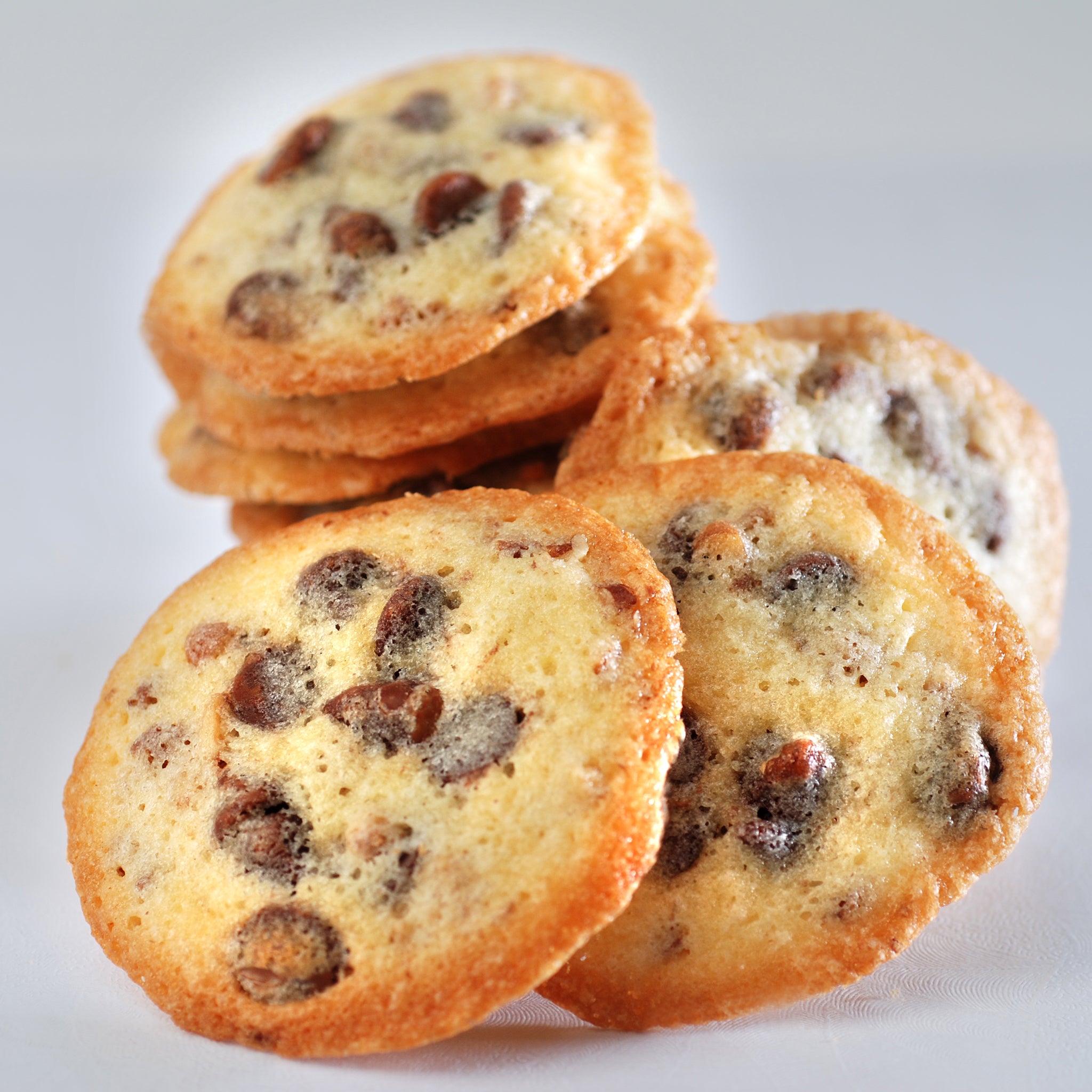 milk chocolate lace pecan crispy cookie