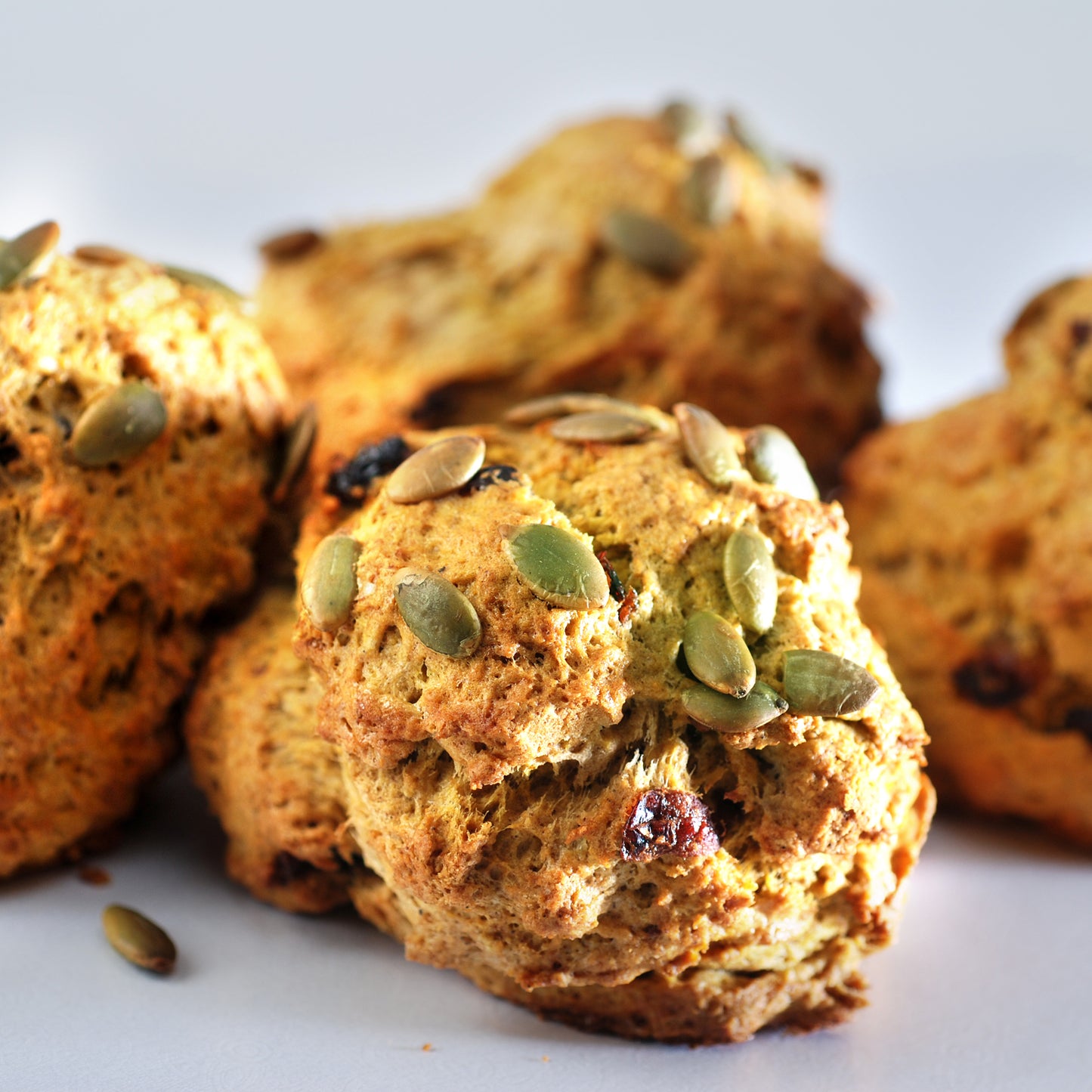 pumpkin scone with pumpkins seeds