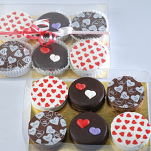Load image into Gallery viewer, chocolate covered sandwich cookie 6 cookies in gift box
