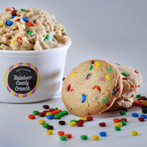 rainbow candy crunch cookie dough