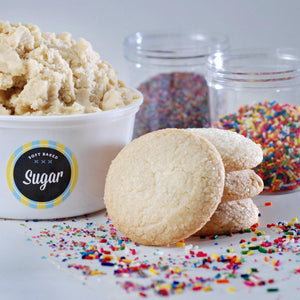sugar cookie dough with sprinkles