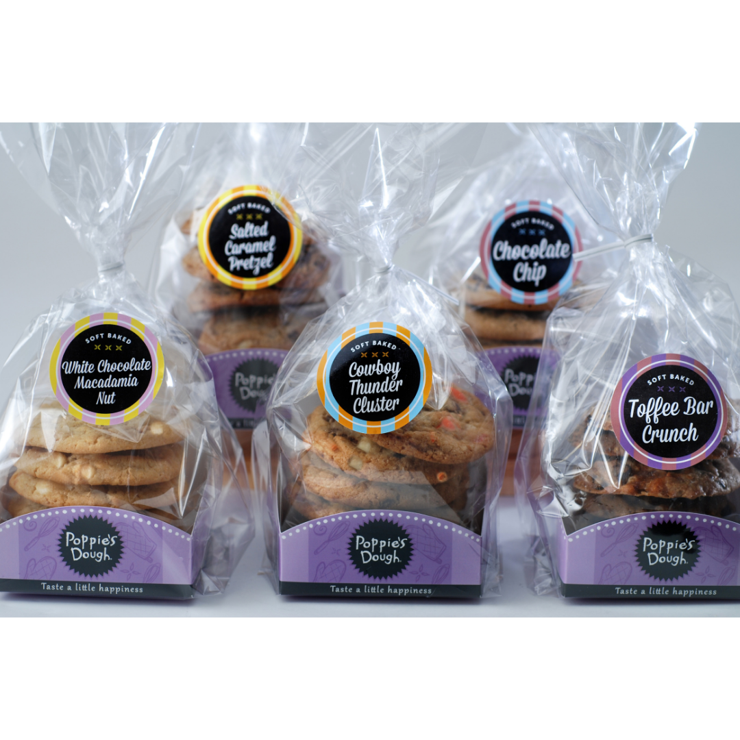 5 flavors assorted cookie boxes