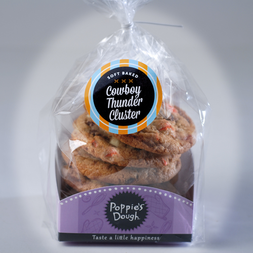 Cowboy Thundercluster Cookie Package, Soft Baked (5 Pack) - Poppie's Dough