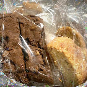 large biscotti double chocolate and almond