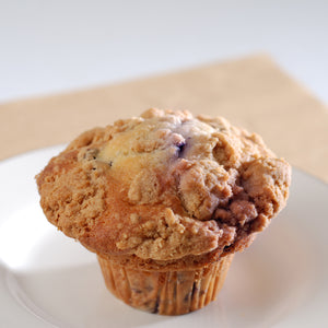 blueberry streusel gourmet muffin
