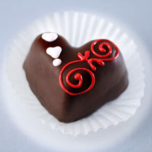 Load image into Gallery viewer, chocolate heart brownies decorated
