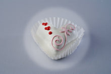 Load image into Gallery viewer, Fudge Chocolate Brownie Hearts Decorated
