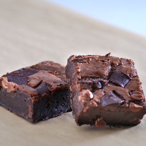 fudge chocolate chunk brownie 