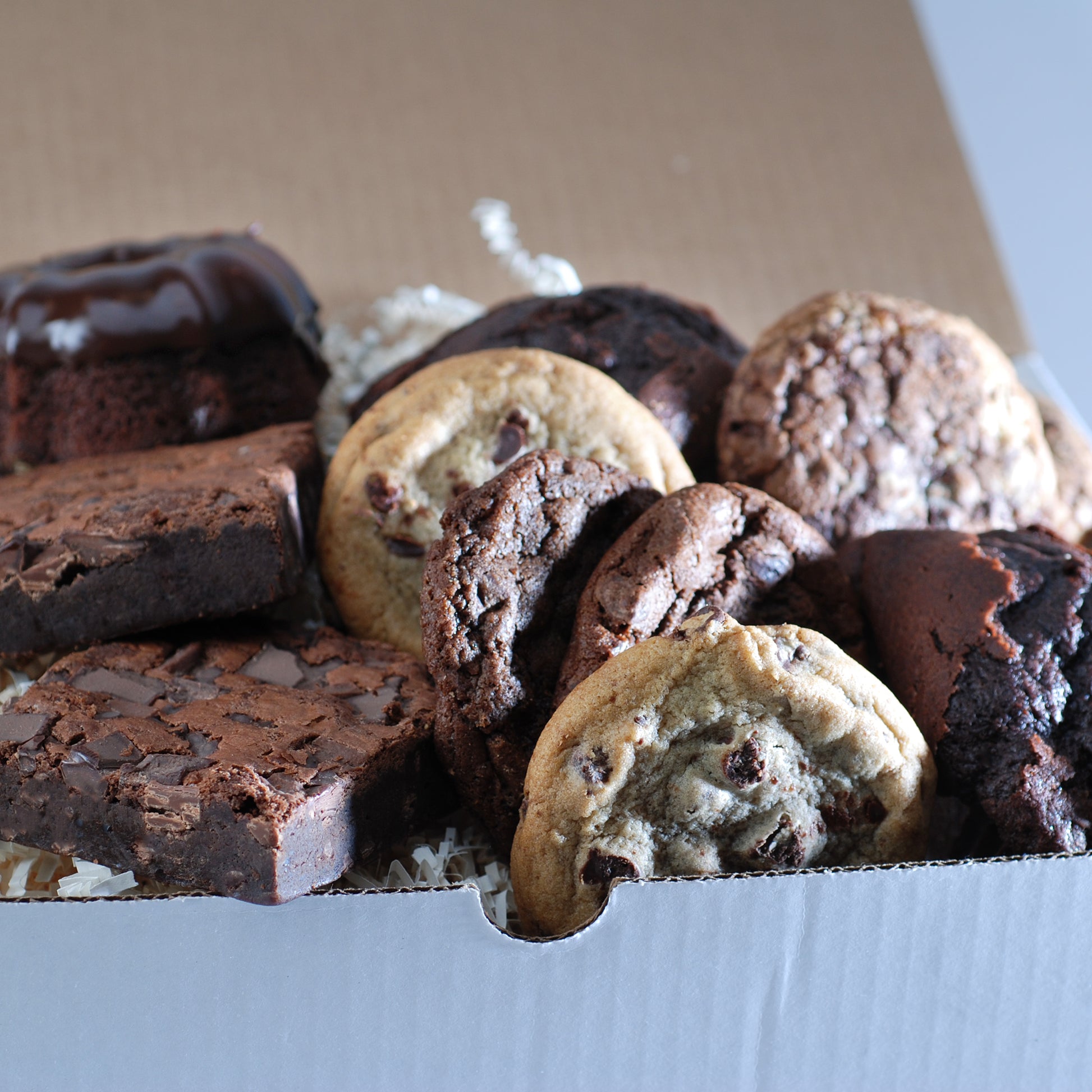 chocolate dessert assortment 