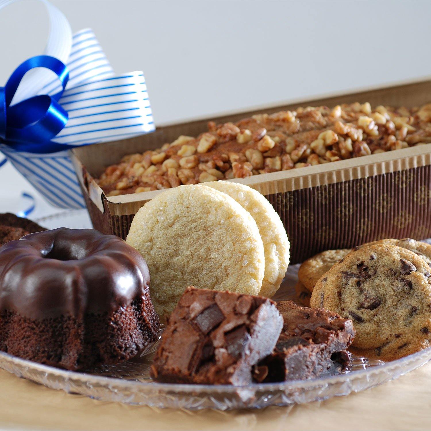 Fresh Baked Brownie & Banana Bread Basket - Poppie's Dough