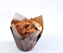 Load image into Gallery viewer, gluten-free carrot raisin walnut muffin
