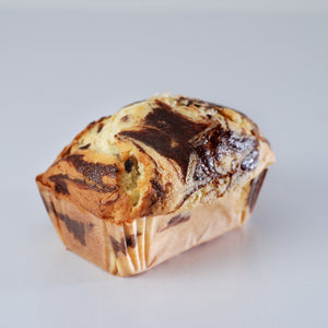 mini marble loaf cream cheese and chocolate