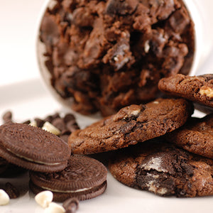 triple chocolate oreo cookie