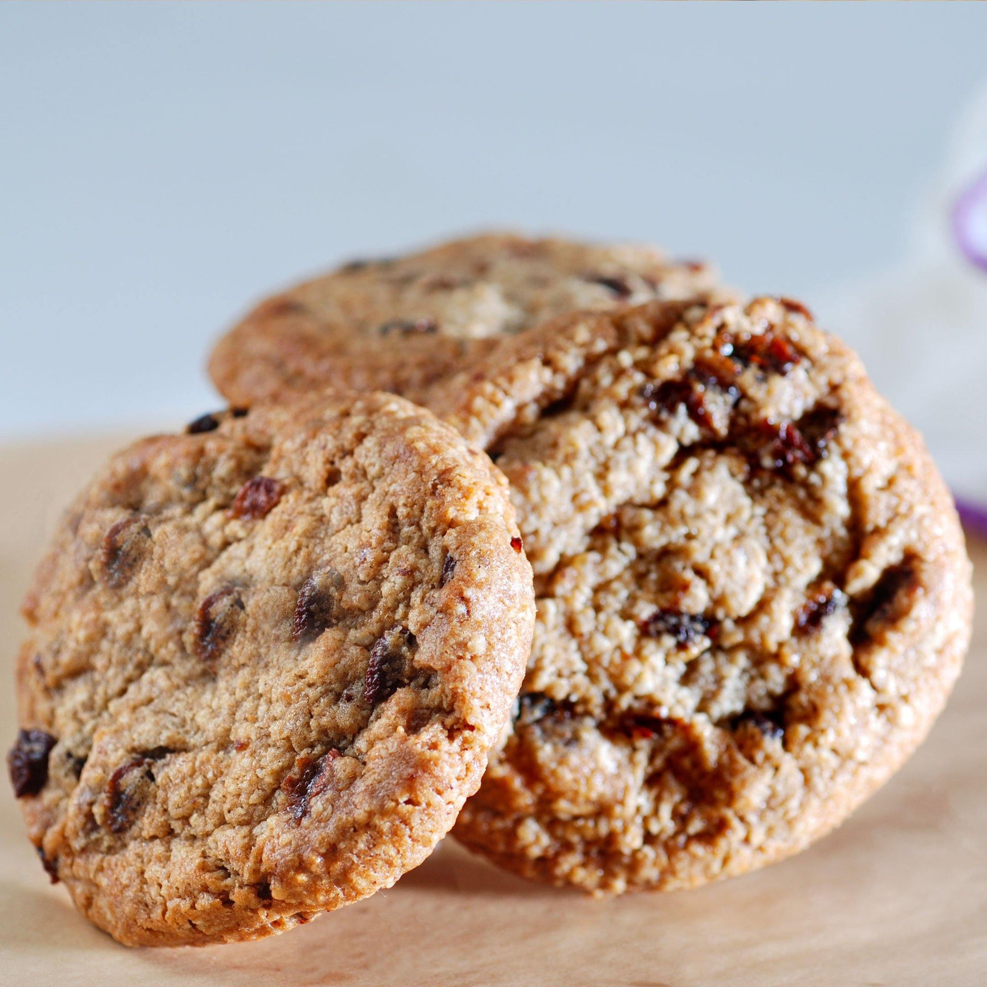 oatmeal raisin cookies fresh baked