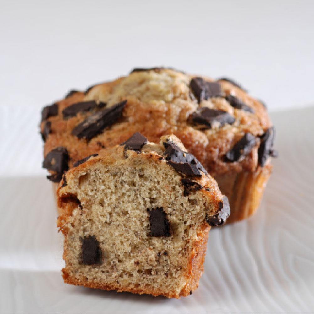 banana chocolate gourmet mini loaf