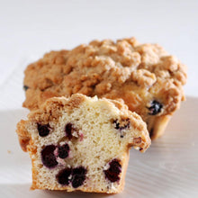 Load image into Gallery viewer, blueberry streusel gourmet mini loaf
