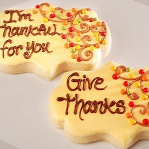 Gourmet Thanksgiving Cut-Out Cookie Sampler (6 Pieces)