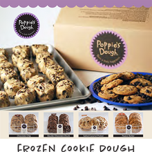 Load image into Gallery viewer, gourmet cookie dough frozen pre-portioned puck|Poppie&#39;s Dough Inc
