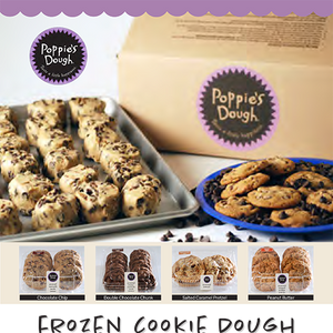 gourmet cookie dough frozen pre-portioned puck|Poppie's Dough Inc