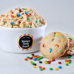 rainbow candy crunch cookie dough