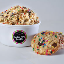 Load image into Gallery viewer, rainbow party sprinkle cookie dough 
