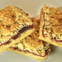 Load image into Gallery viewer, raspberry crumb bars 3 x 3 
