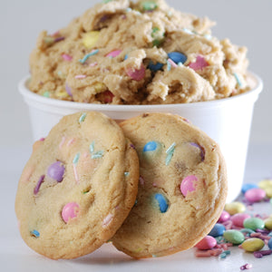 Spring Candy Sprinkle Cookies from Poppie's Dough  | Mother's Day Celebration Cookie Basket
