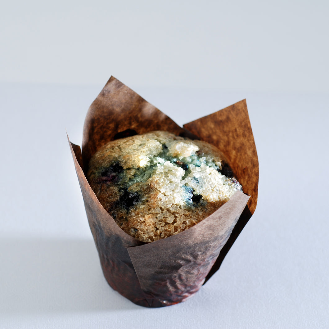vegan gourmet blueberry muffin