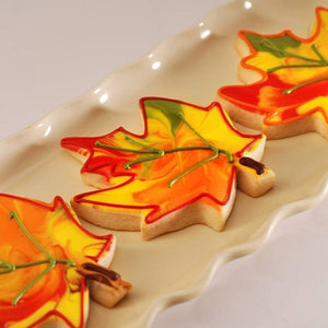 Gourmet Autumn Leaf Cut-Out Cookie Gift Set (12 Pieces)